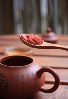 茶壶 枸杞图片