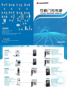 科技电子电子科技折页图片