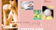 咖啡美容宣传单图片