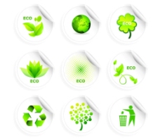 环保绿色树叶绿叶幼苗绿芽回收循环节能低碳图片