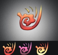 茶吉祥云logo设计图片