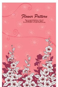 古典花卉花朵矢量素材图片