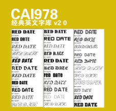 CAI978经典英文字库 v2 0