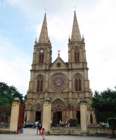 圣教广州圣心大教堂图片