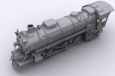 3D车模火车建模3d图片