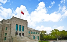 吉林省重点文物保护单位东北电力大学石头楼图片