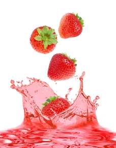 动感草莓汁图片