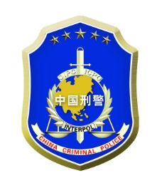 psd源文件中国刑警警徽图片