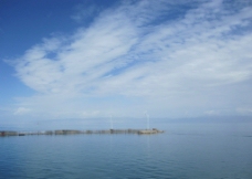 海天一色水天一色青海湖图片