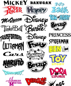 迪斯尼卡通标志logo图片