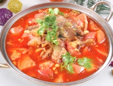 西红柿牛腩锅图片