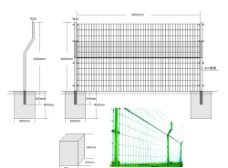 公路围栏网架结构图图片