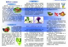 健康饮食科学饮食三折页内页图片