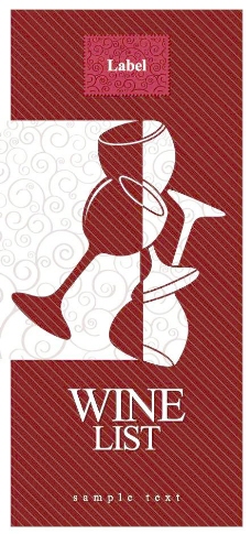 餐厅西餐酒吧菜单封面欧式花纹图片