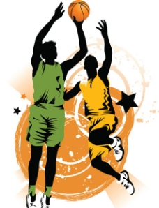 潮流篮球运动背景图片